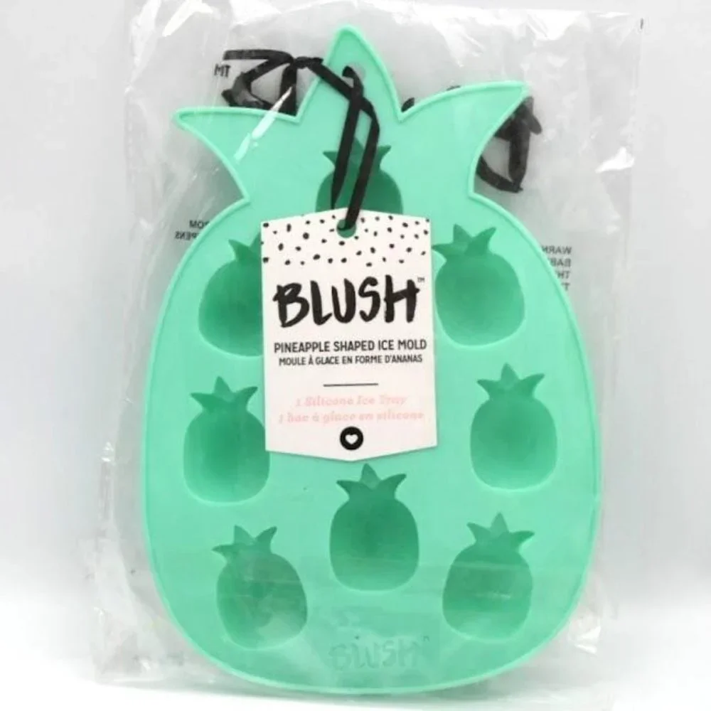 Blush Pineapple Shaped Ice Mold Candy Mold Jello Jiggler Jello Shots Teal